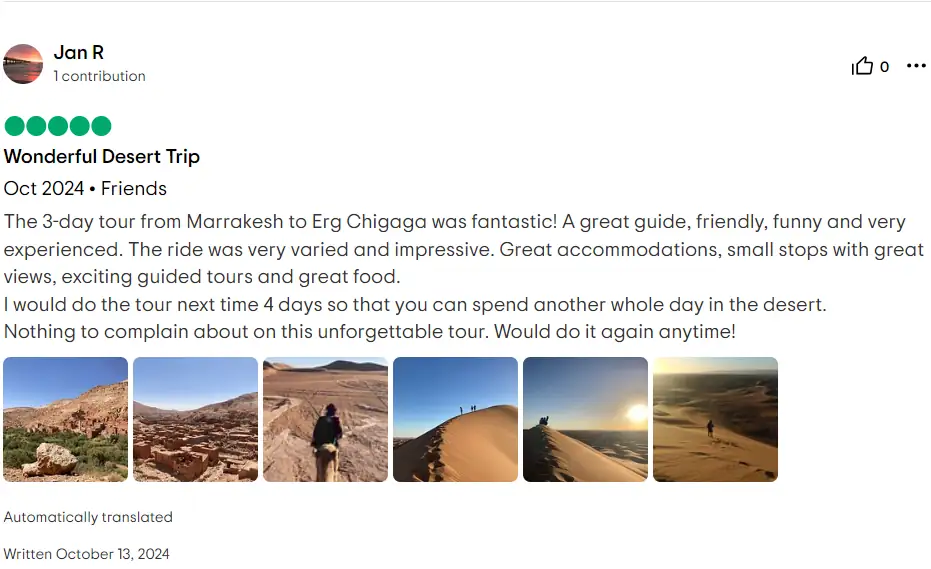 Sahara Unlimited Review screenshot