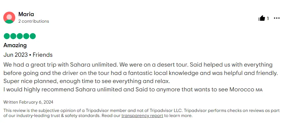 Sahara Unlimited Review screenshot