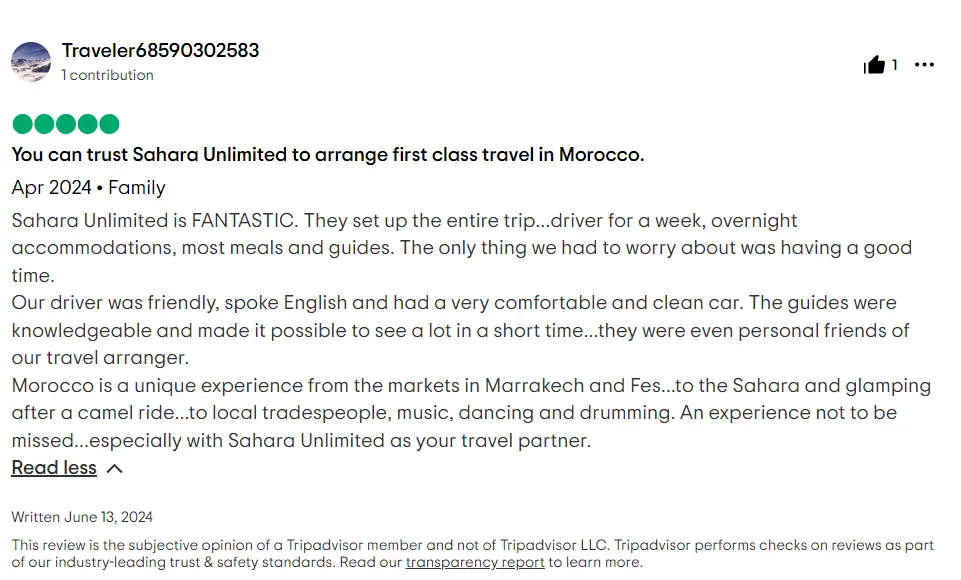 Sahara Unlimited Review screenshot